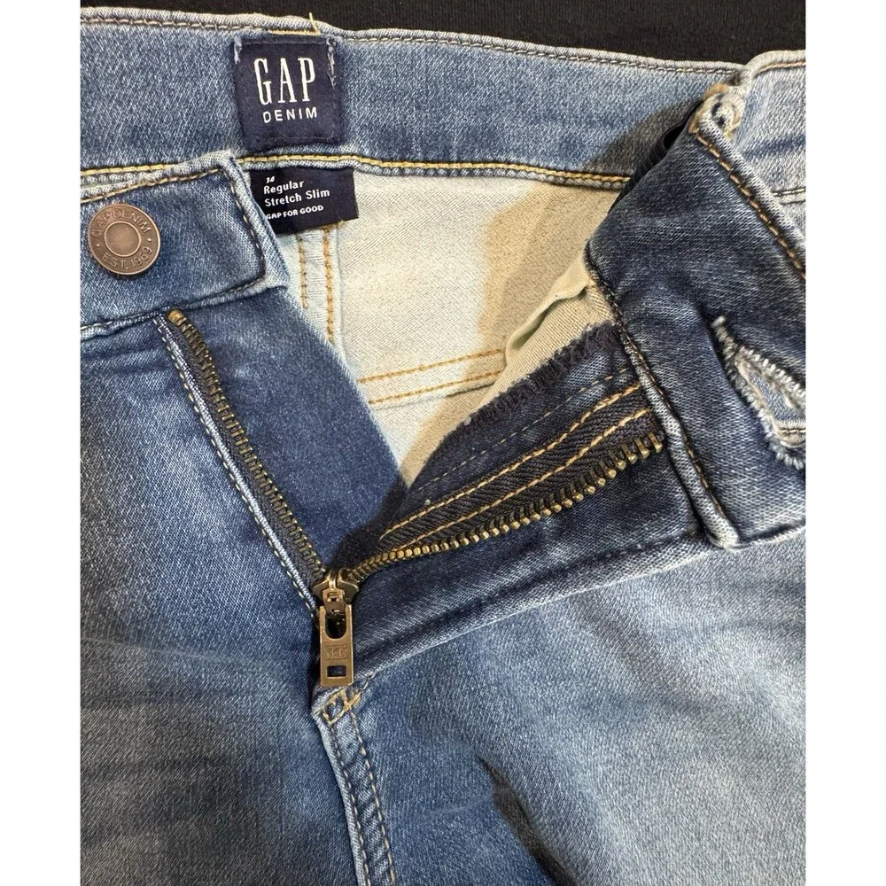 Gap Kids Girls Jeans Size 14 Regular Stretch Slim Medium Wash Denim NWT